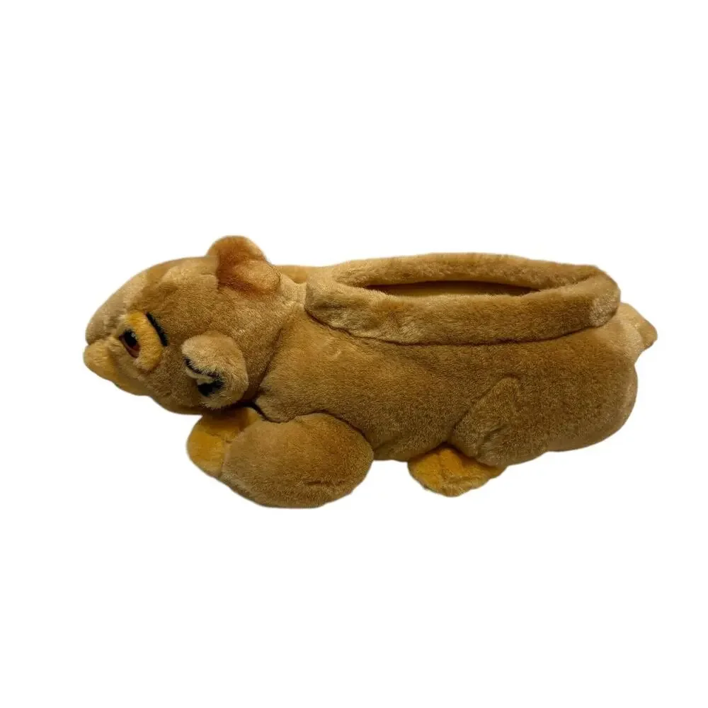 Vintage Disney Store Lion King Simba Youth Slippers Size Large 1-3